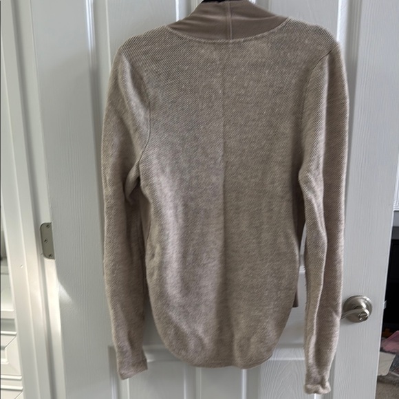 ❤️INC International Concepts Tan Cardigan Sweater Lightweight Open Front - Picture 5 of 5